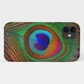 Lebhaftes Kupfer Peacock Feather Case-Mate iPhone Hülle (Rückseite (Horizontal))