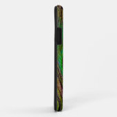 Lebhaftes Kupfer Peacock Feather Case-Mate iPhone Hülle (Hinten/Rechts)