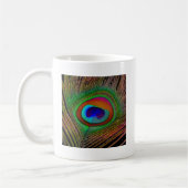 Lebhaftes Kupfer Peacock Feather Kaffeetasse (Links)