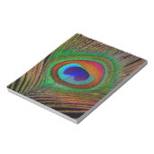 Lebhaftes Kupfer Peacock Feather Notizblock (Rotiert)