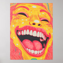 Lebhaftes Lächeln Poster