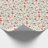 Lebhaftes Ladybug Delight Geschenkpapier (Ecke)
