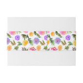 Lebhaftes Lässiges Magenta Violet Gelb Einladungsbanderole (Rückseitenbeispiel)