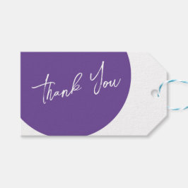 Lebhaftes Lässiges Magenta Violet Gelb Geschenkanhänger