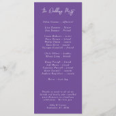 Lebhaftes Lässiges Magenta Violet Gelb Programm (Rückseite)