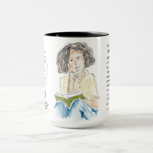 Lebhaftes Leben  Tasse (Zentrum)