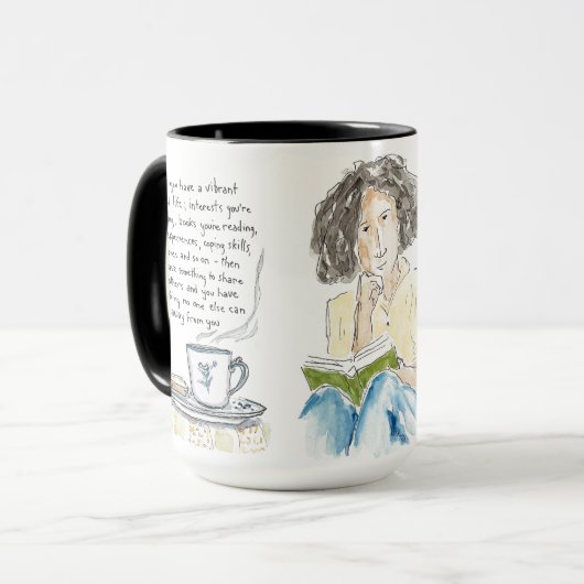 Lebhaftes Leben  Tasse (Vorderseite Links)