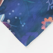 Lebhaftes Libellenmuster Fleecedecke (Ecke)