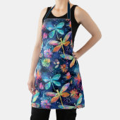 Lebhaftes Libellenmuster Schürze (InSitu)