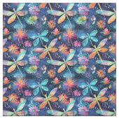 Lebhaftes Libellenmuster Stoff (Muster)