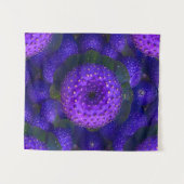 Lebhaftes, Lila Muster Wandteppich (Vorderseite (Horizontal))