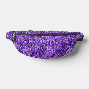 Lebhaftes Lila Paisley Bauchtasche
