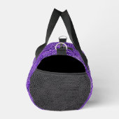 Lebhaftes Lila Paisley Duffle Bag (Rechts)