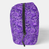 Lebhaftes Lila Paisley Waschbeutel (Rechts)