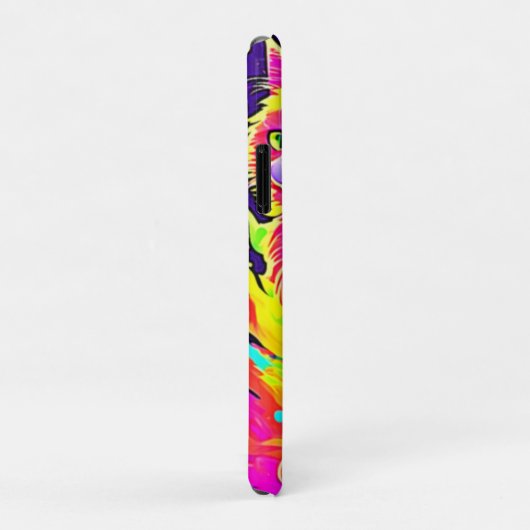 Lebhaftes Malen von Katzen in Flammen Case-Mate iPhone Hülle (Hinten/Rechts)