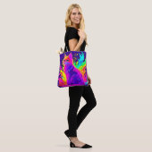 Lebhaftes Malen von Katzen in Flammen Tasche (Am Model)