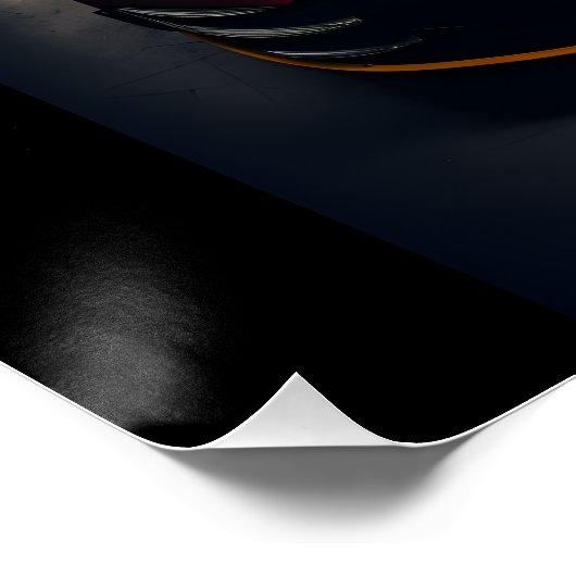 Lebhaftes Matte Race Car Poster - Rev up your Wall (Ecke)