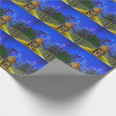 Lebhaftes Matte Wrapping Paper - Einzigartiges kün Geschenkpapier (Ecke)
