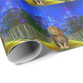 Lebhaftes Matte Wrapping Paper - Einzigartiges kün Geschenkpapier (Rolleneckpunkt)