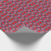 Lebhaftes Matte Wrapping Paper - farbenfrohe digit Geschenkpapier (Ecke)