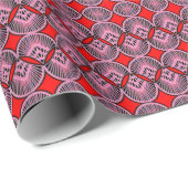Lebhaftes Matte Wrapping Paper - farbenfrohe digit Geschenkpapier (Rolleneckpunkt)