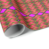 Lebhaftes Matte Wrapping Paper - farbenfrohe digit Geschenkpapier (Rolleneckpunkt)