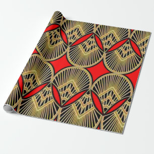 Lebhaftes Matte Wrapping Paper - farbenfrohe digit Geschenkpapier