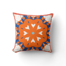 Lebhaftes, mediterran Inspiriert Kissen