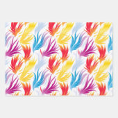 Lebhaftes mehrfarbiges Schleifpapier Geschenkpapier Set (Vorderseite 3)