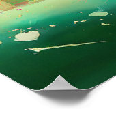 Lebhaftes Miami Abstrakt Art Poster (Ecke)