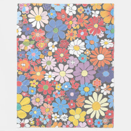 Lebhaftes Millefiori elegantes Muster Fleecedecke