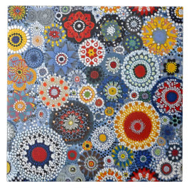 Lebhaftes Millefiori elegantes Muster Fliese