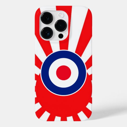 Lebhaftes MOD-Target für Burst Japan Case-Mate iPhone Hülle (Rückseite)