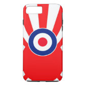 Lebhaftes MOD-Target für Burst Japan Case-Mate iPhone Hülle (Rückseite)