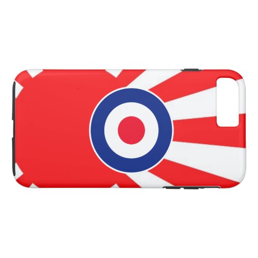 Lebhaftes MOD-Target für Burst Japan Case-Mate iPhone Hülle (Rückseite (Horizontal))
