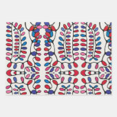 Lebhaftes, modernes Geschenk Geschenkpapier Set (Vorderseite 3)