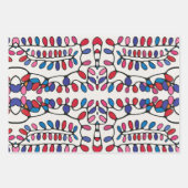 Lebhaftes, modernes Geschenk Geschenkpapier Set (Vorderseite 2)