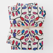 Lebhaftes, modernes Geschenk Geschenkpapier Set (Beispiel)