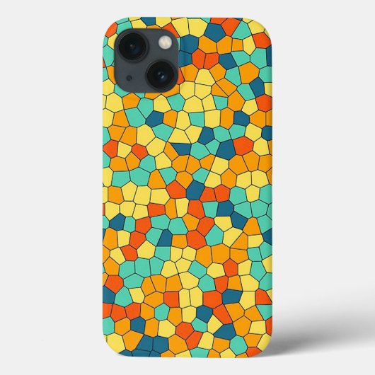 Lebhaftes Mosaikmuster Case-Mate iPhone Hülle (Rückseite)