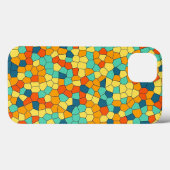 Lebhaftes Mosaikmuster Case-Mate iPhone Hülle (Rückseite (Horizontal))