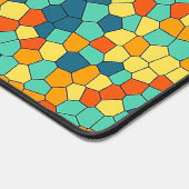Lebhaftes Mosaikmuster Schreibtischunterlage (Ecke)