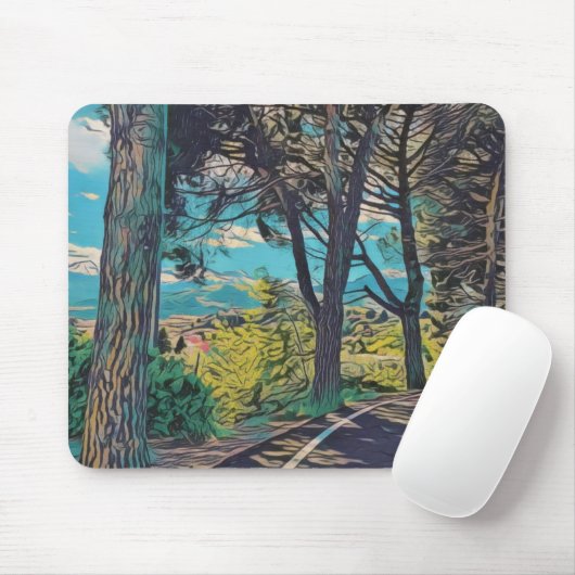 Lebhaftes Mousepad für den Herbstweg (Mit Mouse)