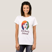 Lebhaftes Multicolor-Portrait T-Shirt (Vorne ganz)