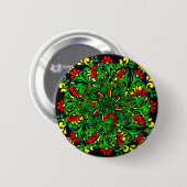 lebhaftes Muster Button (Vorne & Hinten)