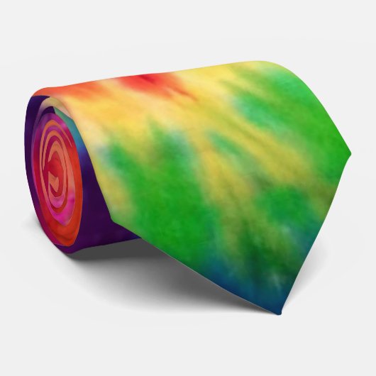 Lebhaftes Muster der gefärbte Krawatte (Gerollt)