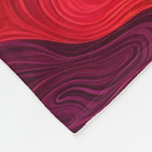 Lebhaftes Muster Fleecedecke (Ecke)