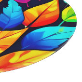 Lebhaftes Muster für Herbstverläufe Schneidebrett (Ecke)