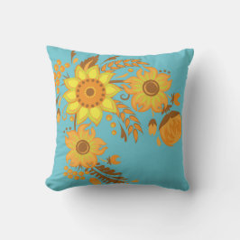 Lebhaftes Muster im Herbst Kissen