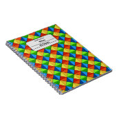 Lebhaftes Muster Notizblock (Rechte Seite)