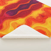 Lebhaftes Muster Sherpadecke (3/4)